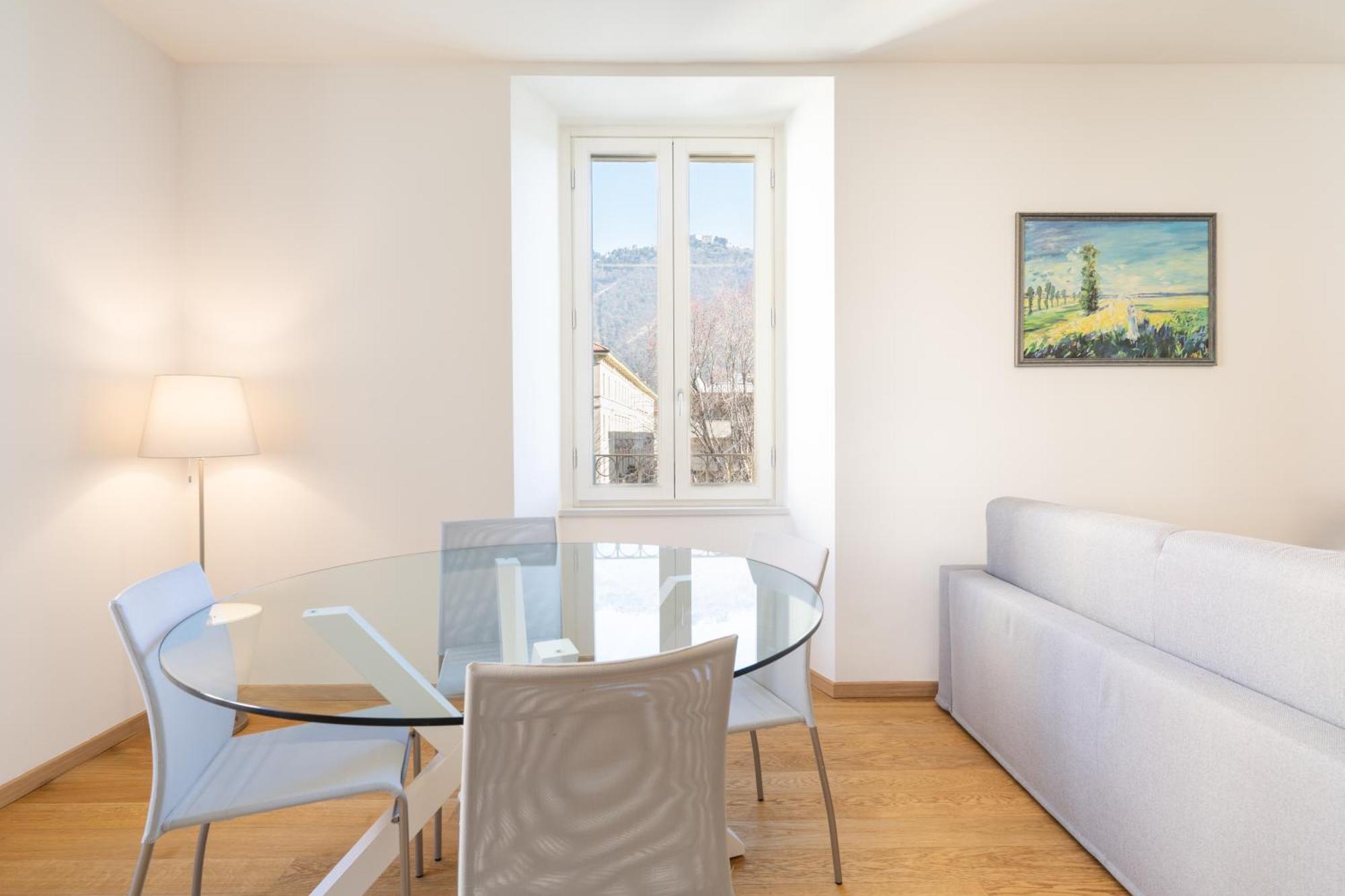 Historical Center - Free Parking And Private Terrace Apartment Como Ngoại thất bức ảnh